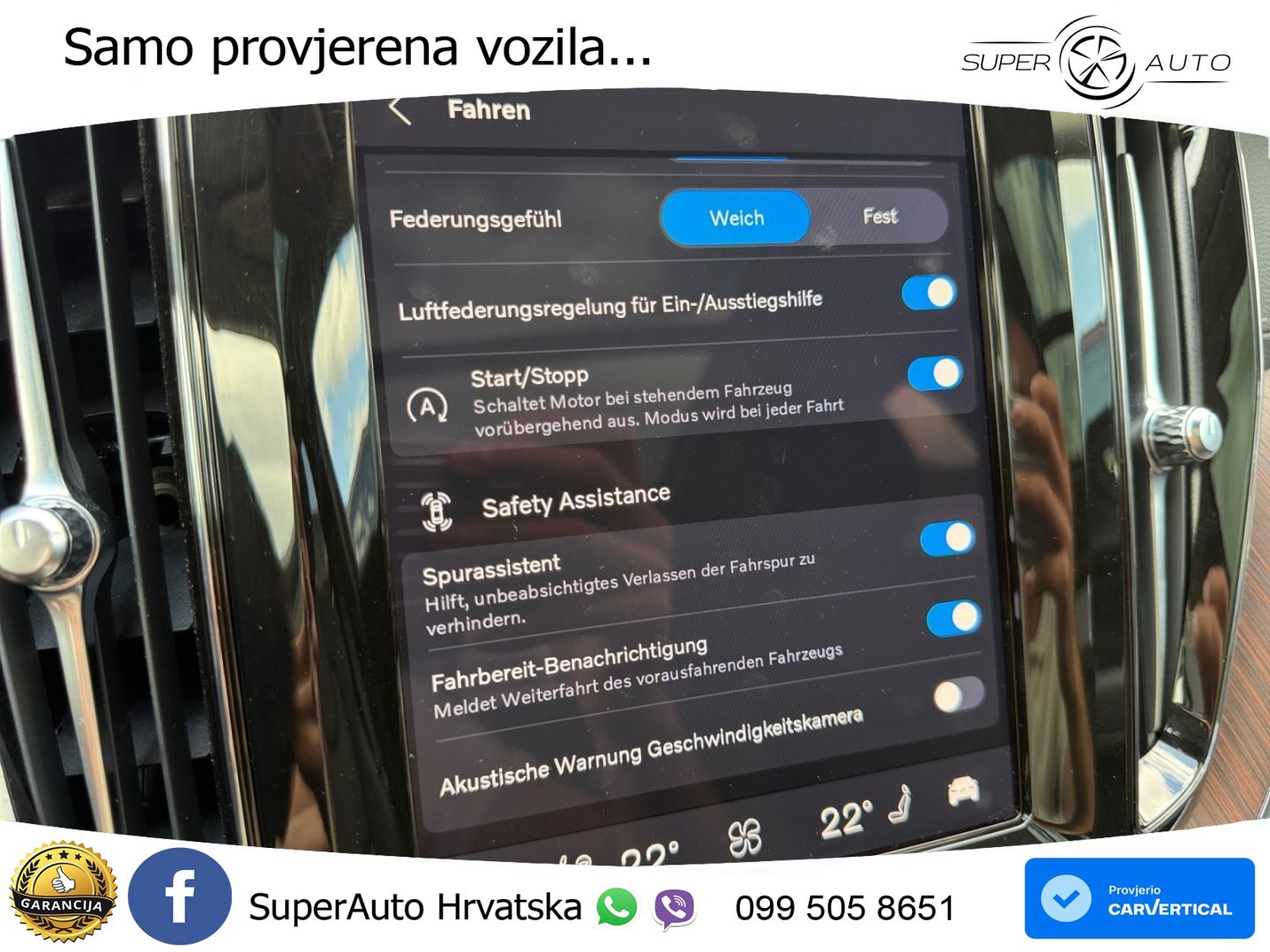 Volvo XC60 B4 Diesel AWD Geartronic ZRAČNI+ACC+GR SJED+KAM+PANO