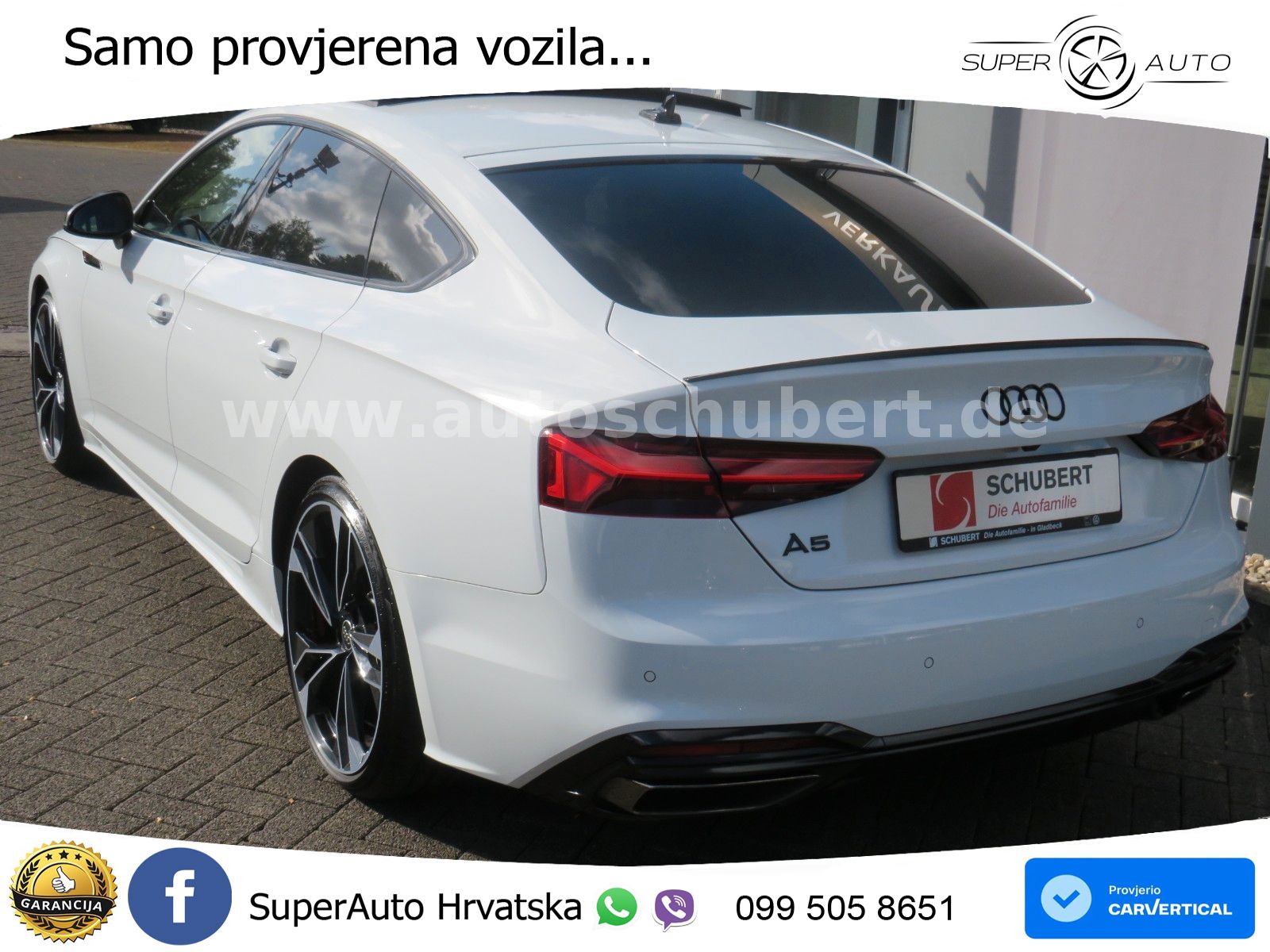 Audi A5 Sportback  40 TFSI (204 KS) S tronic S line LED+GR SJED+ACC
