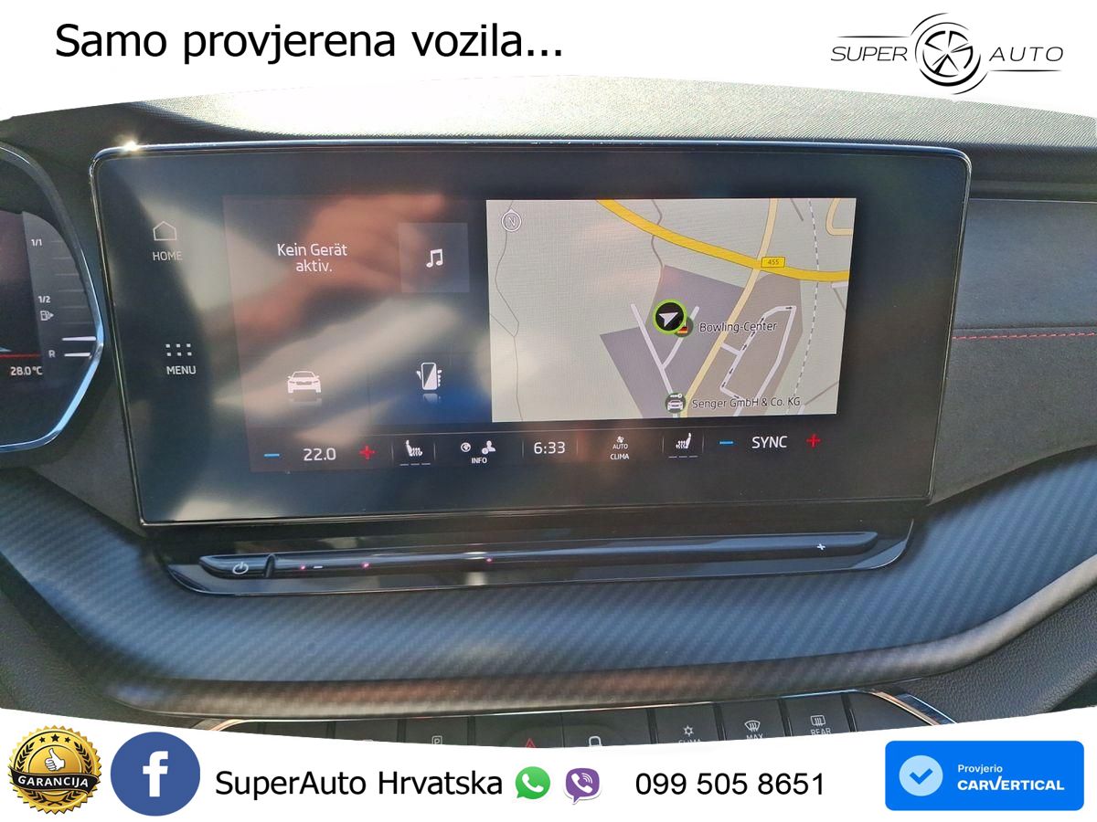 Škoda Octavia Combi RS 2.0 TSI (245 KS) DSG LED+GR SJED+ACC
