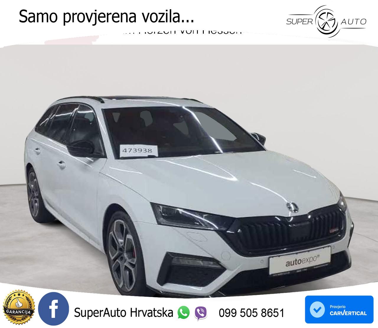 Škoda Octavia Combi RS 2.0 TSI (245 KS) DSG