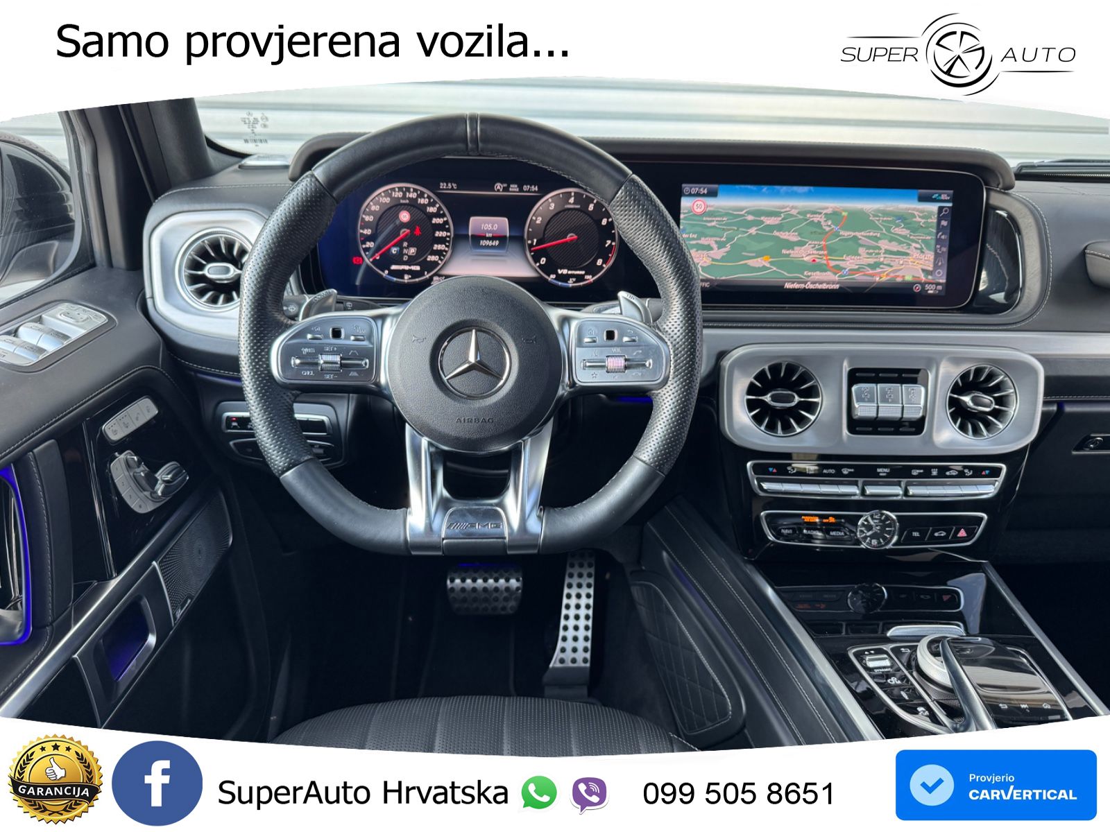 Mercedes AMG G 63 Long V8 (585 KS) 4MATIC 9G-TRONIC AMG SPEEDSHIFT PLUS LED+GR SJED+ACC