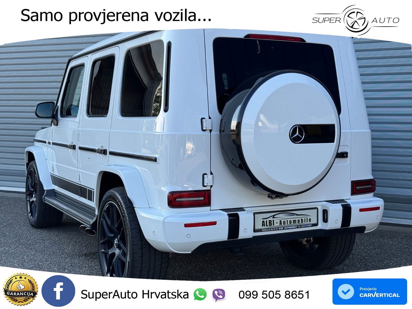 Mercedes AMG G 63 Long V8 (585 KS) 4MATIC 9G-TRONIC AMG SPEEDSHIFT PLUS LED+GR SJED+ACC