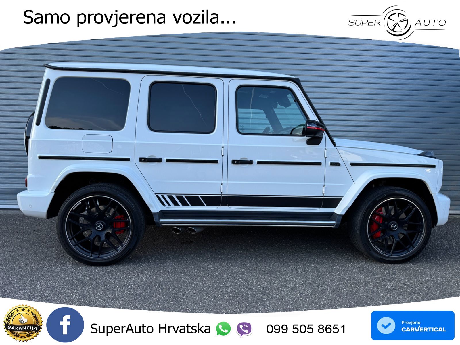 Mercedes AMG G 63 Long V8 (585 KS) 4MATIC 9G-TRONIC AMG SPEEDSHIFT PLUS LED+GR SJED+ACC