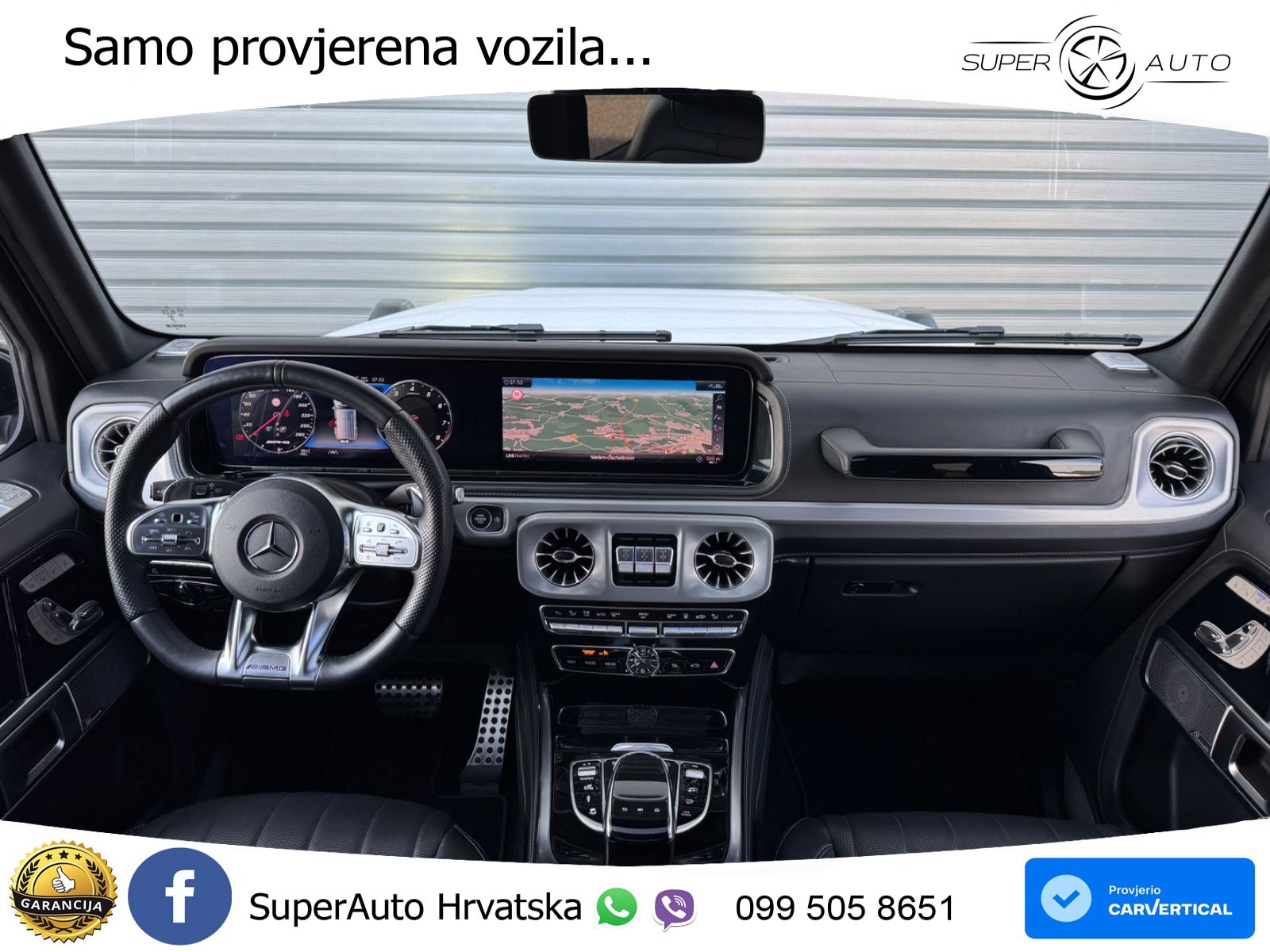 Mercedes AMG G 63 Long V8 (585 KS) 4MATIC 9G-TRONIC AMG SPEEDSHIFT PLUS LED+GR SJED+ACC