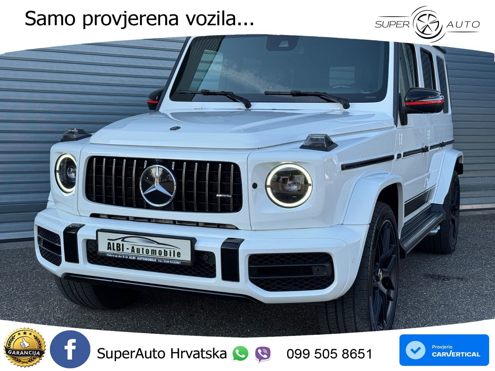Mercedes AMG G 63 Long V8 (585 KS) 4MATIC 9G-TRONIC AMG SPEEDSHIFT PLUS LED+GR SJED+ACC