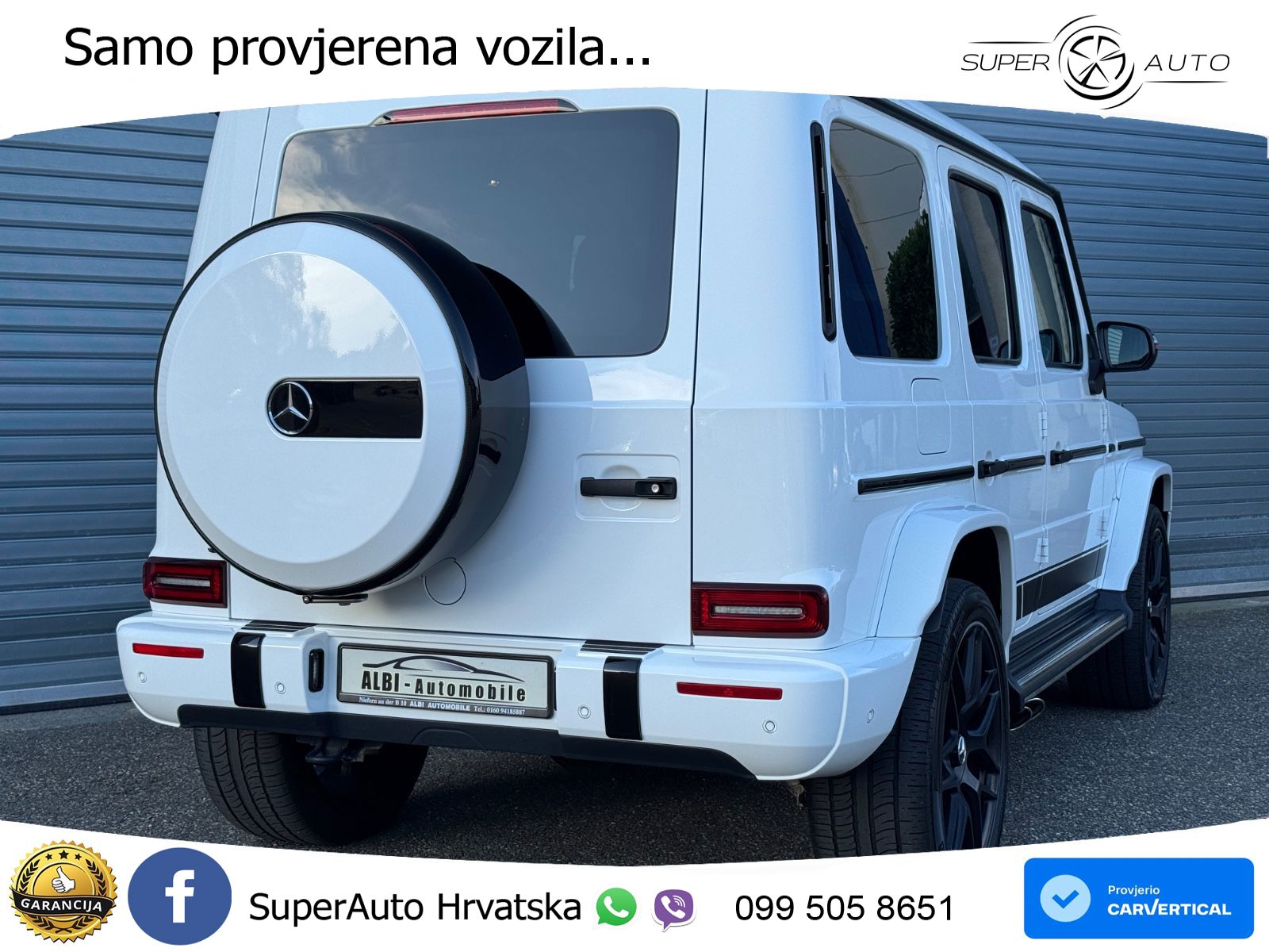 Mercedes AMG G 63 Long V8 (585 KS) 4MATIC 9G-TRONIC AMG SPEEDSHIFT PLUS LED+GR SJED+ACC