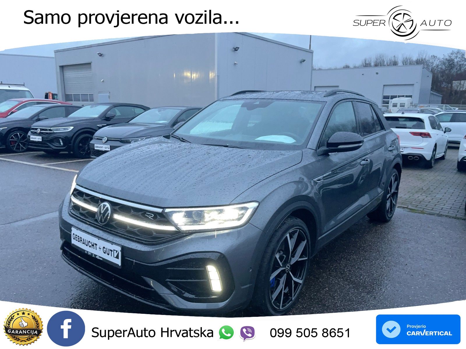 Volkswagen T-Roc R 2.0 TSI (300 KS) OPF 4M DSG LED+GR SJED+ACC