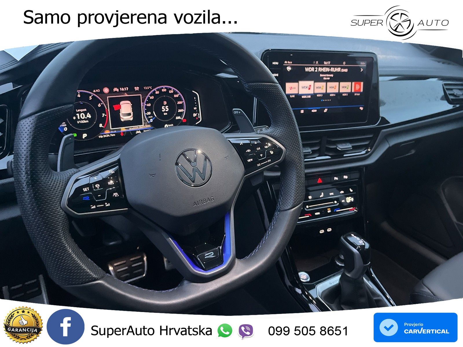 Volkswagen T-Roc R 2.0 TSI (300 KS) OPF 4M DSG LED+GR SJED+ACC