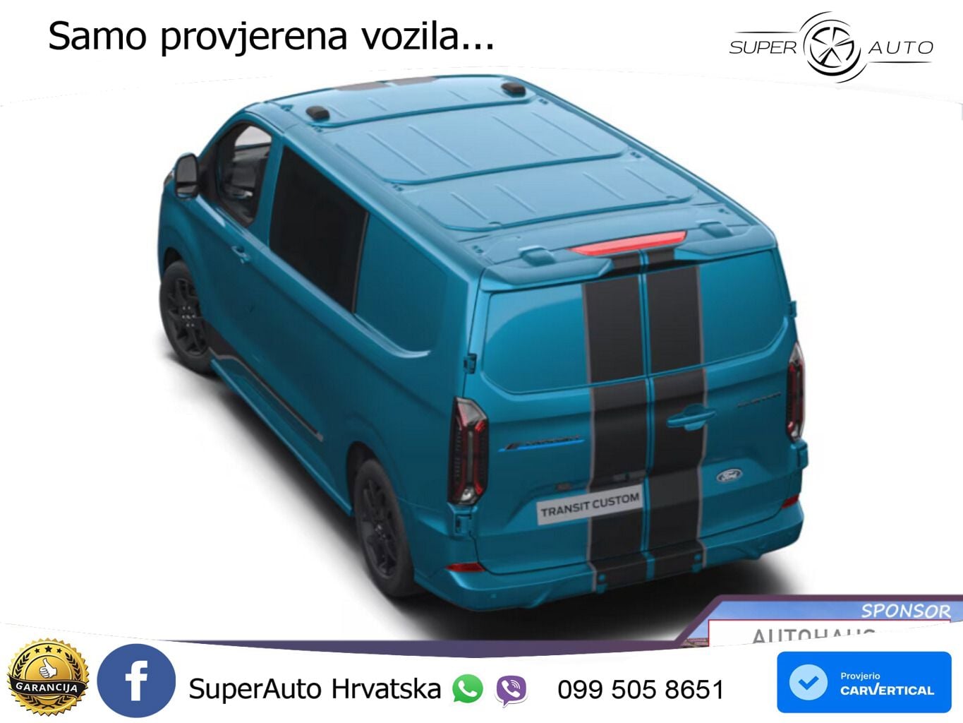 Ford E-Transit Custom DCiV 71kWh L1 Sport UVP-36%* 218 KS