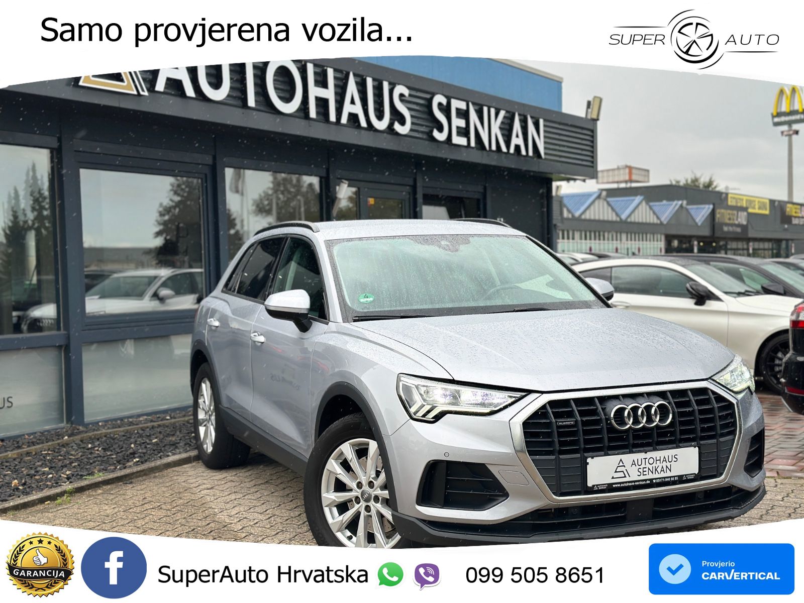 Audi Q3 40 TFSI (190 KS) quattro S tronic LED+GR SJED+ACC