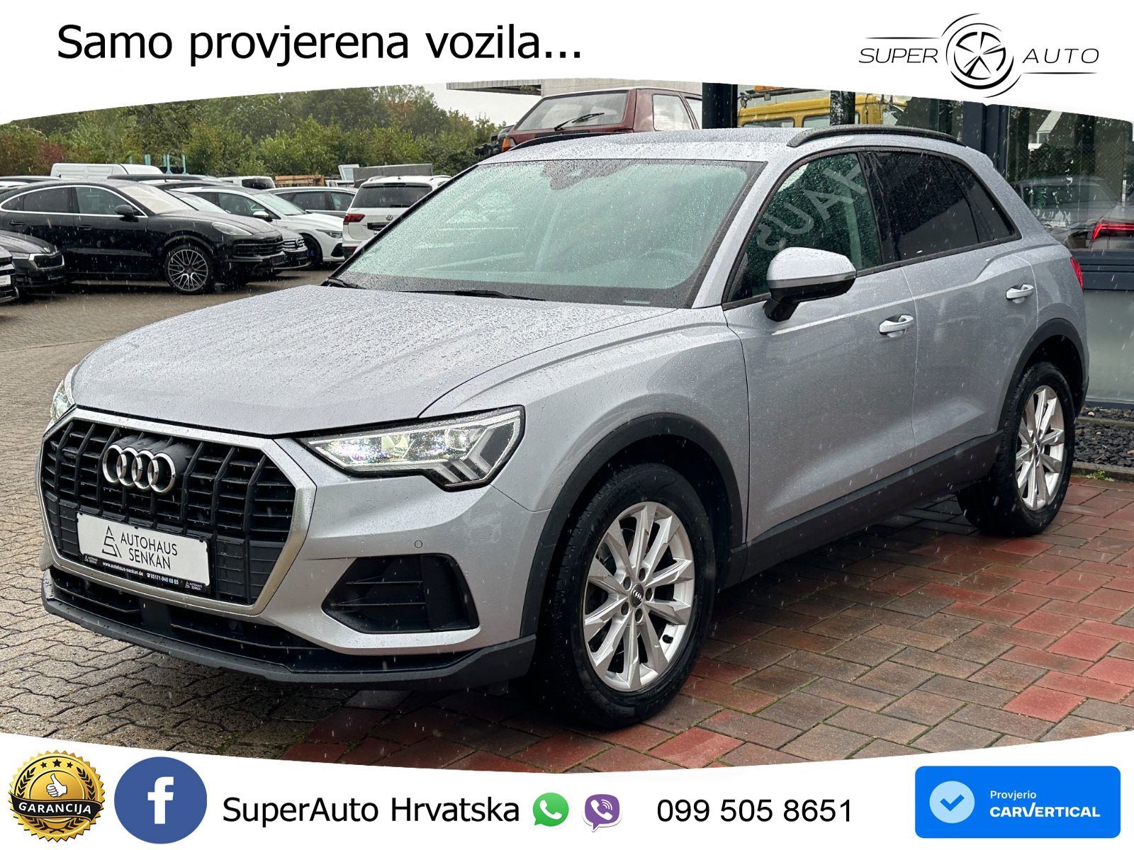 Audi Q3 40 TFSI (190 KS) quattro S tronic LED+GR SJED+ACC