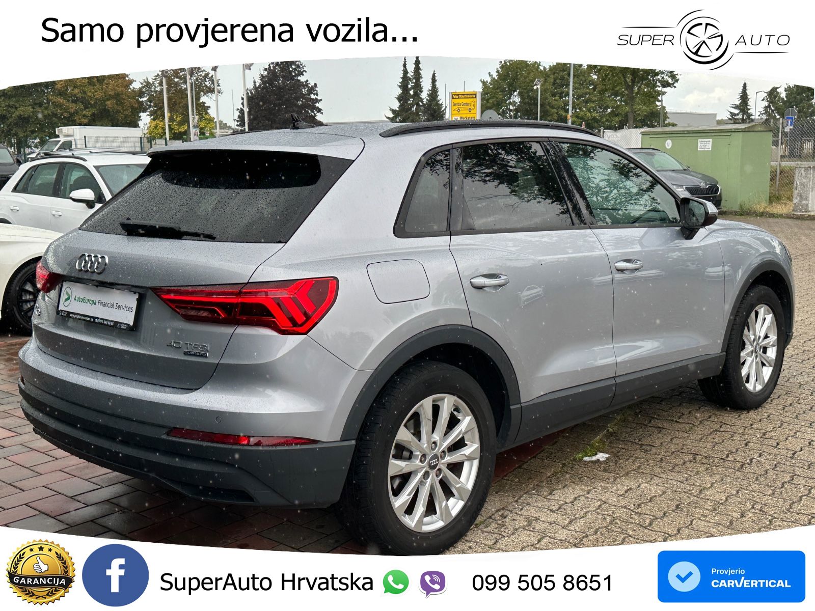 Audi Q3 40 TFSI (190 KS) quattro S tronic LED+GR SJED+ACC