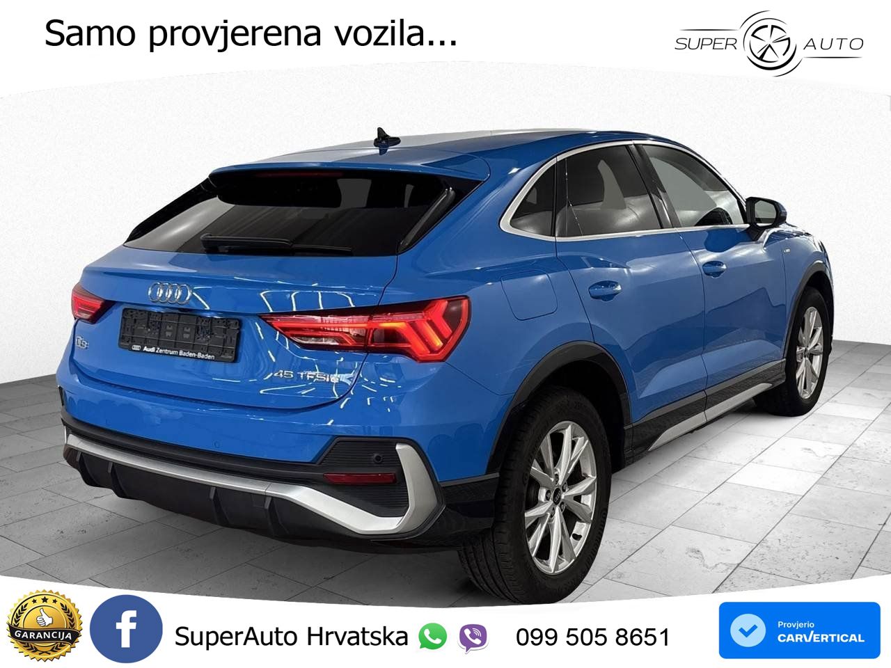 Audi Q3 Sportback 45 TFSIe (245 KS) S tronic S line