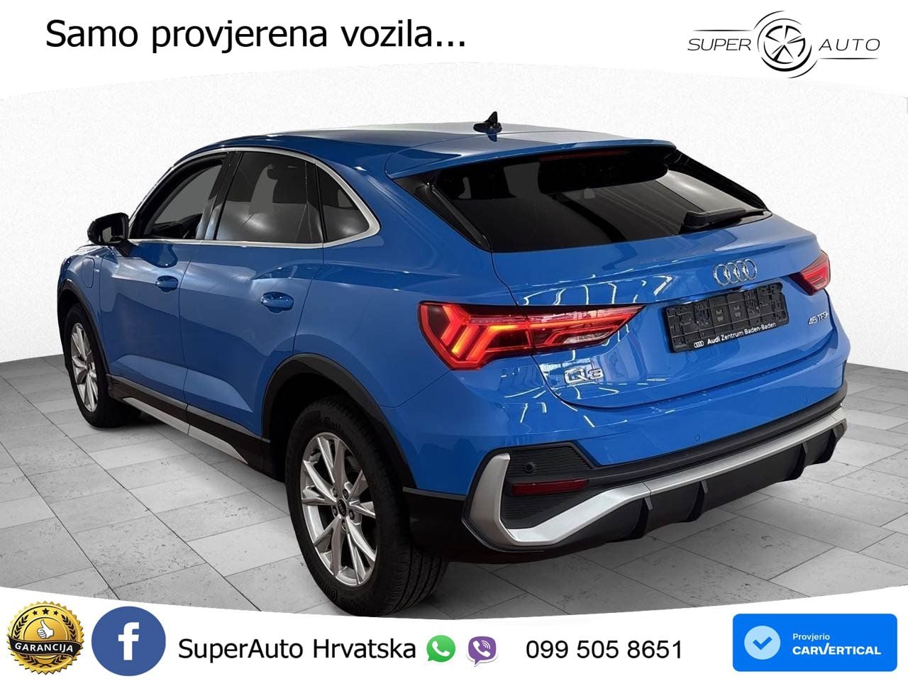 Audi Q3 Sportback 45 TFSIe (245 KS) S tronic S line