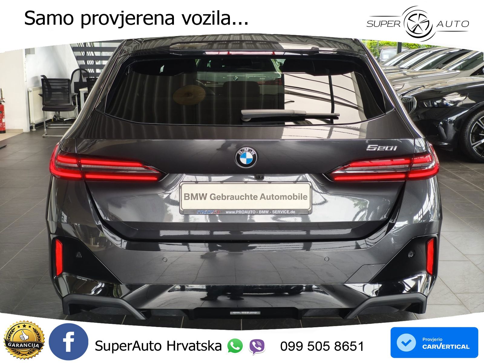 BMW 520i Touring (208 KS) Steptronic M Sport ACC+HEAD+GR SJED+360+PANO