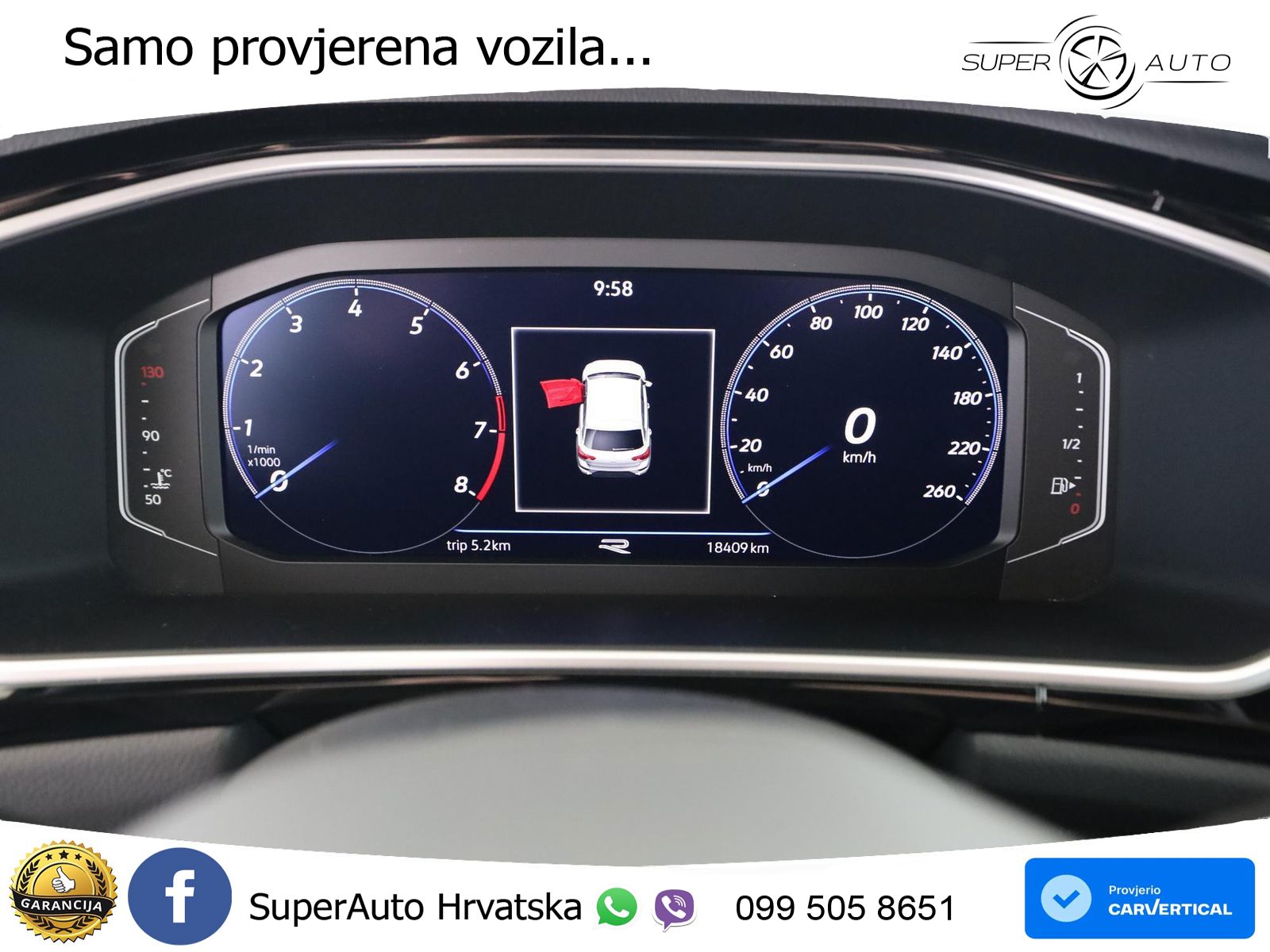 Volkswagen T-Roc 1.5 TSI (150 KS) DSG MATRIX+GR SJED+KAM