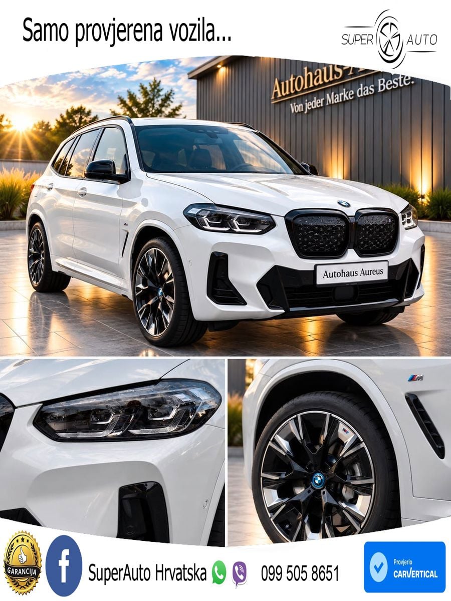 BMW iX3 80 kWh (286 KS) M Sport LED+GR SJED+ACC