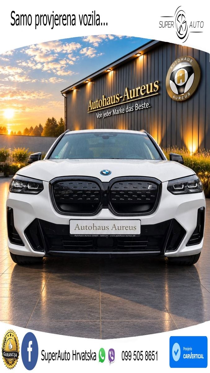 BMW iX3 80 kWh (286 KS) M Sport LED+GR SJED+ACC