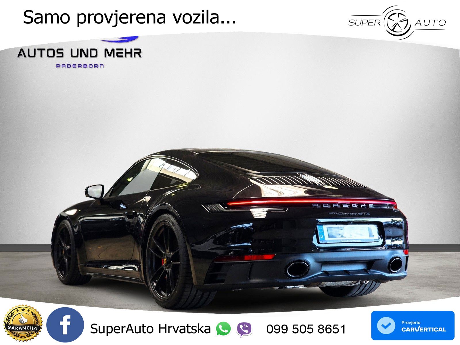 Porsche 911 Carrera GTS 3.0 (480 KS) PDK ACC+GR SJED+360+PANO