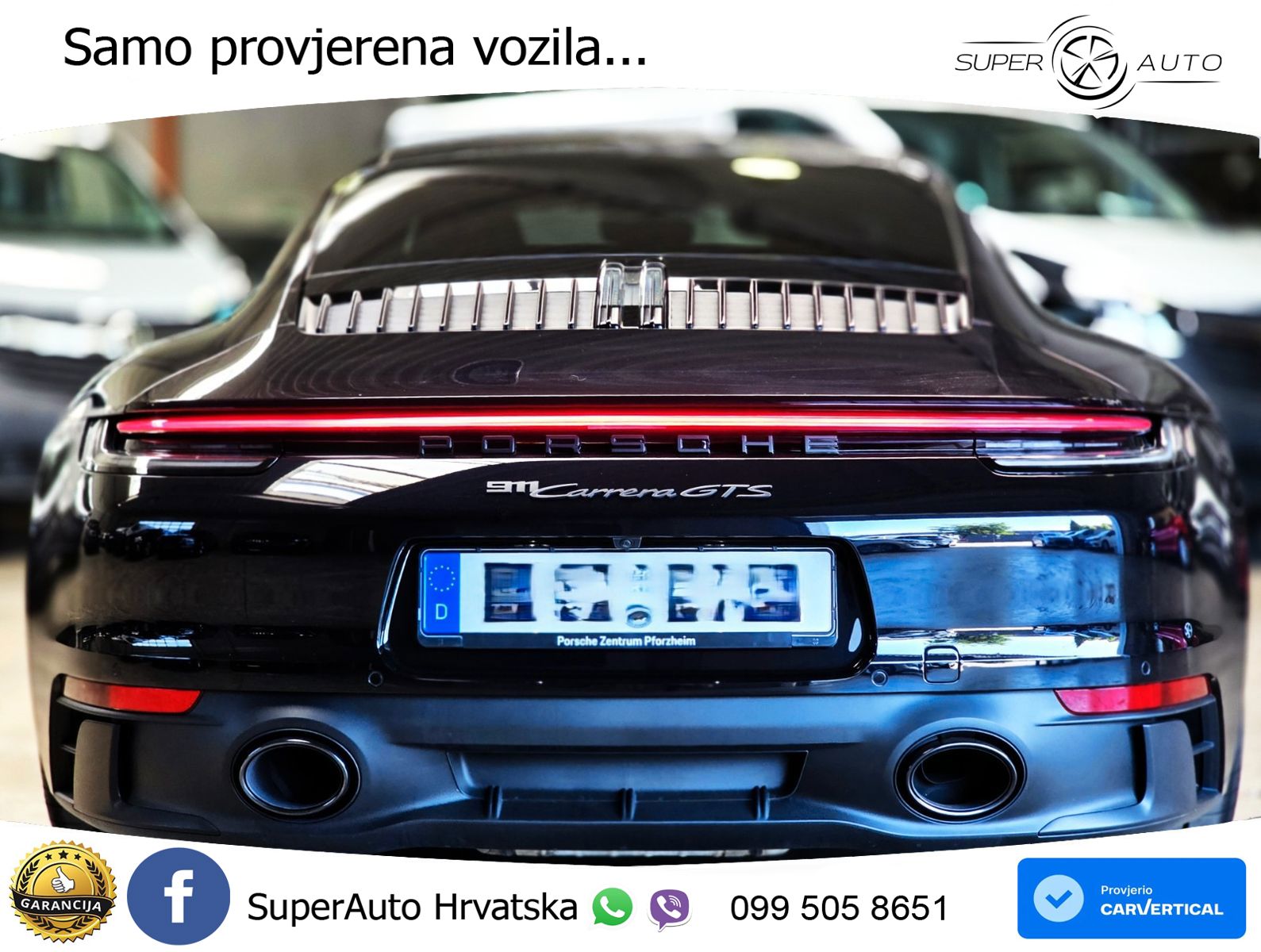 Porsche 911 Carrera GTS 3.0 (480 KS) PDK ACC+GR SJED+360+PANO