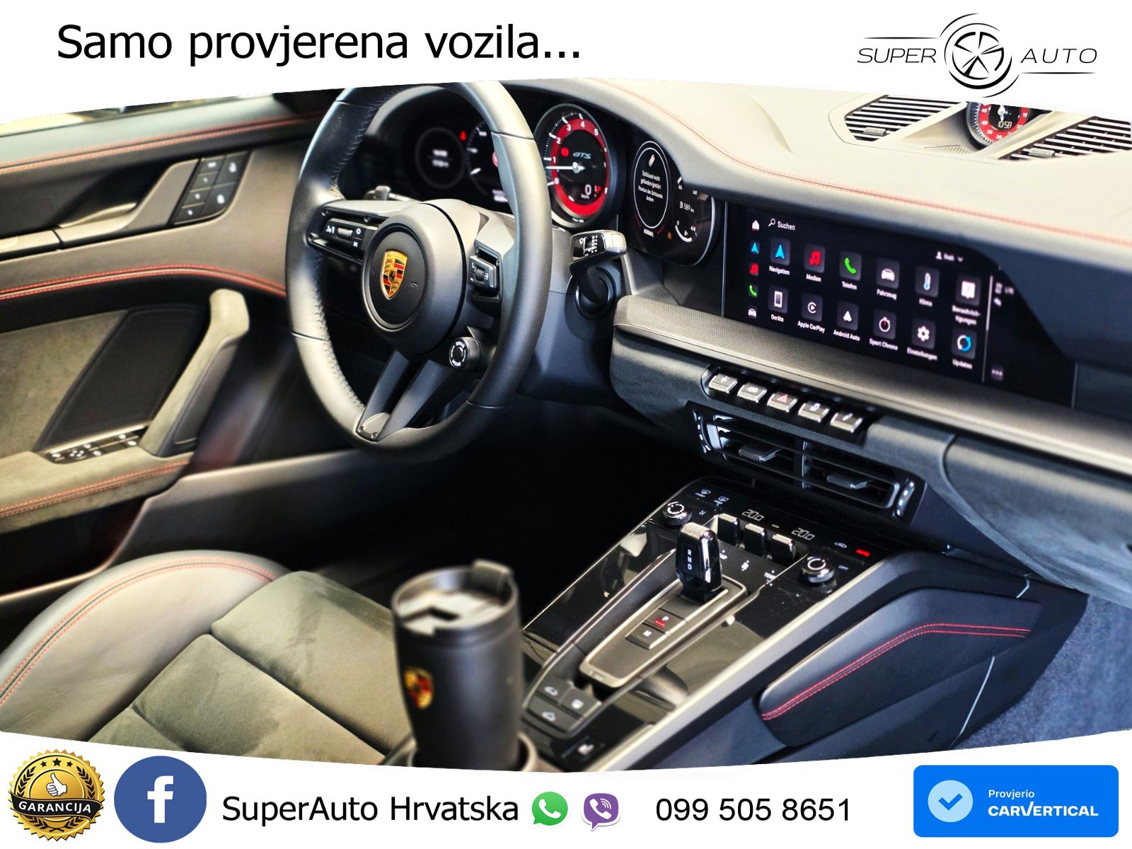 Porsche 911 Carrera GTS 3.0 (480 KS) PDK ACC+GR SJED+360+PANO