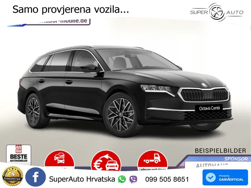 Škoda Octavia Combi 2.0 TDI (150 KS) DSG LED+GR SJED+ACC