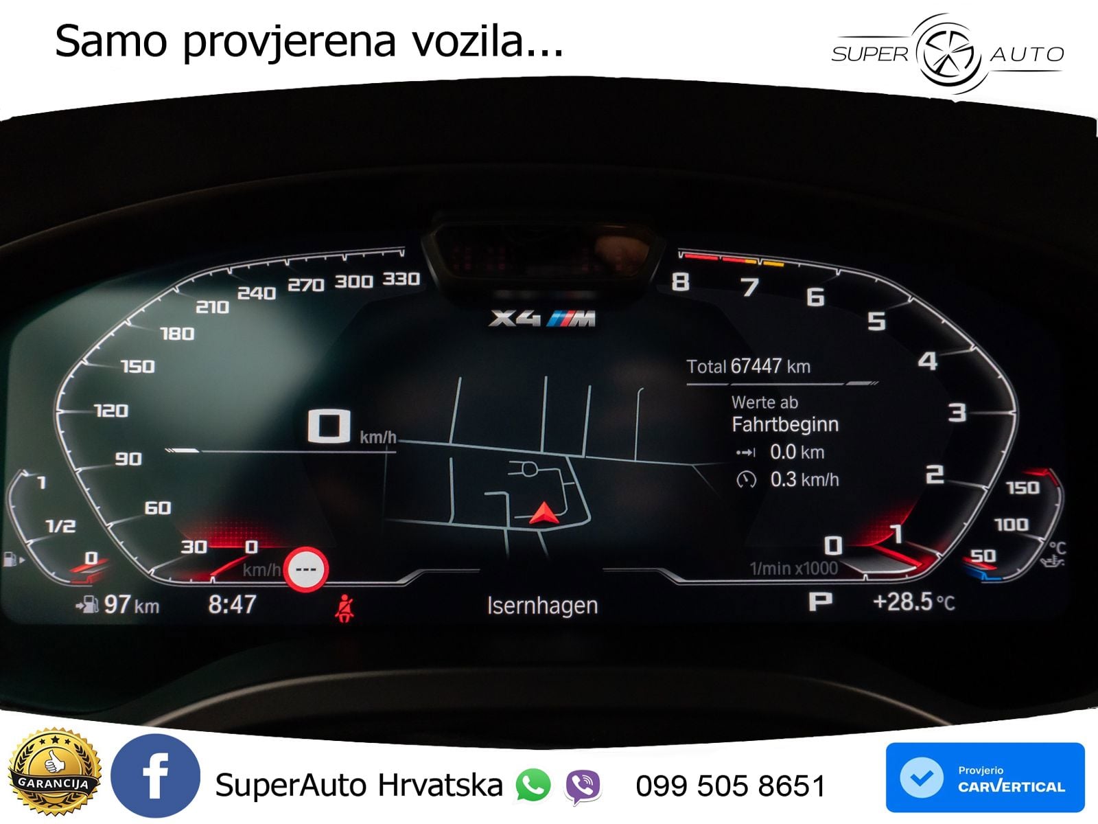 BMW X4 M Competition 3.0 (510 KS) xDrive Steptronic LED+GR SJED+ACC