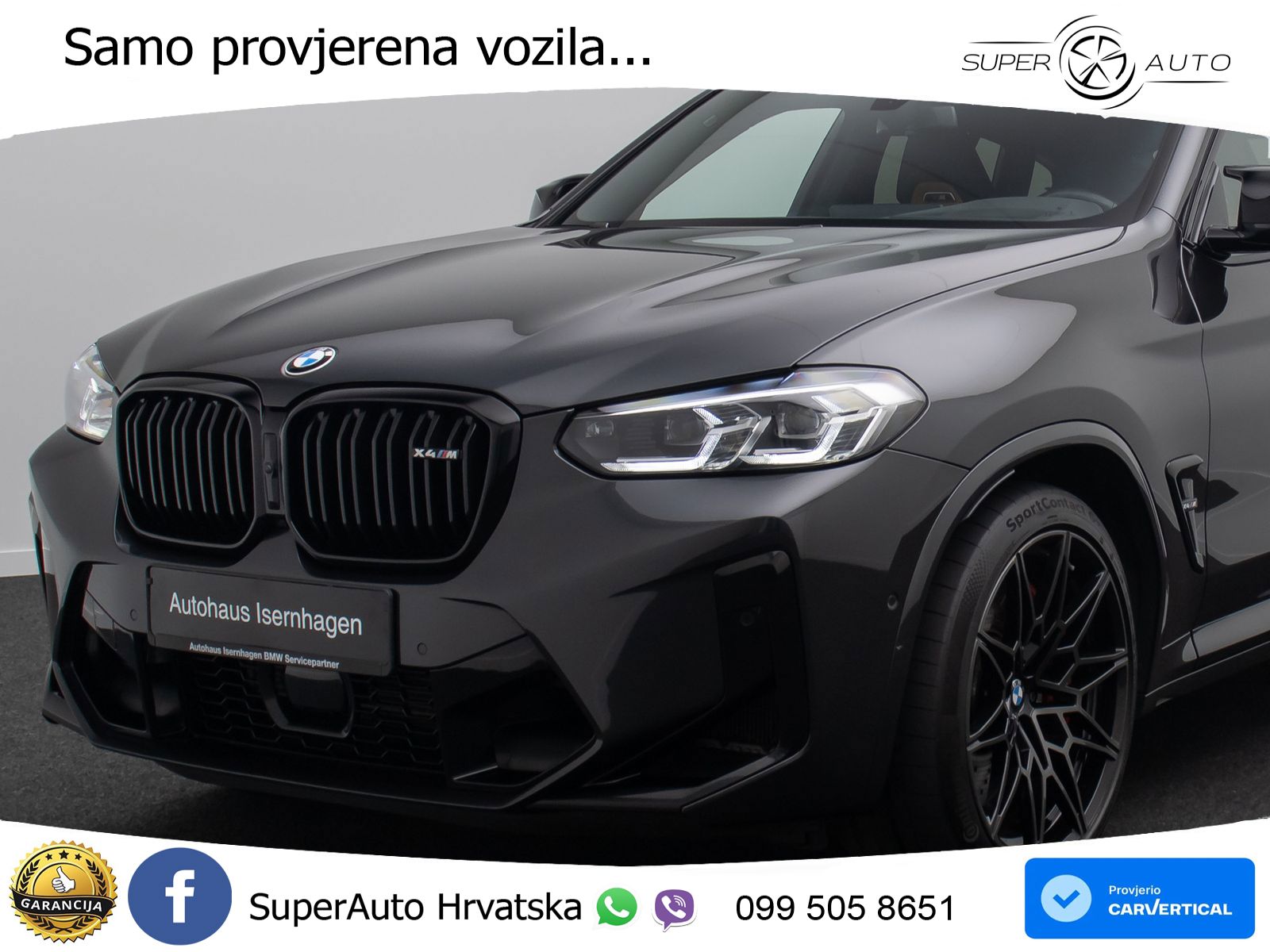BMW X4 M Competition 3.0 (510 KS) xDrive Steptronic LED+GR SJED+ACC