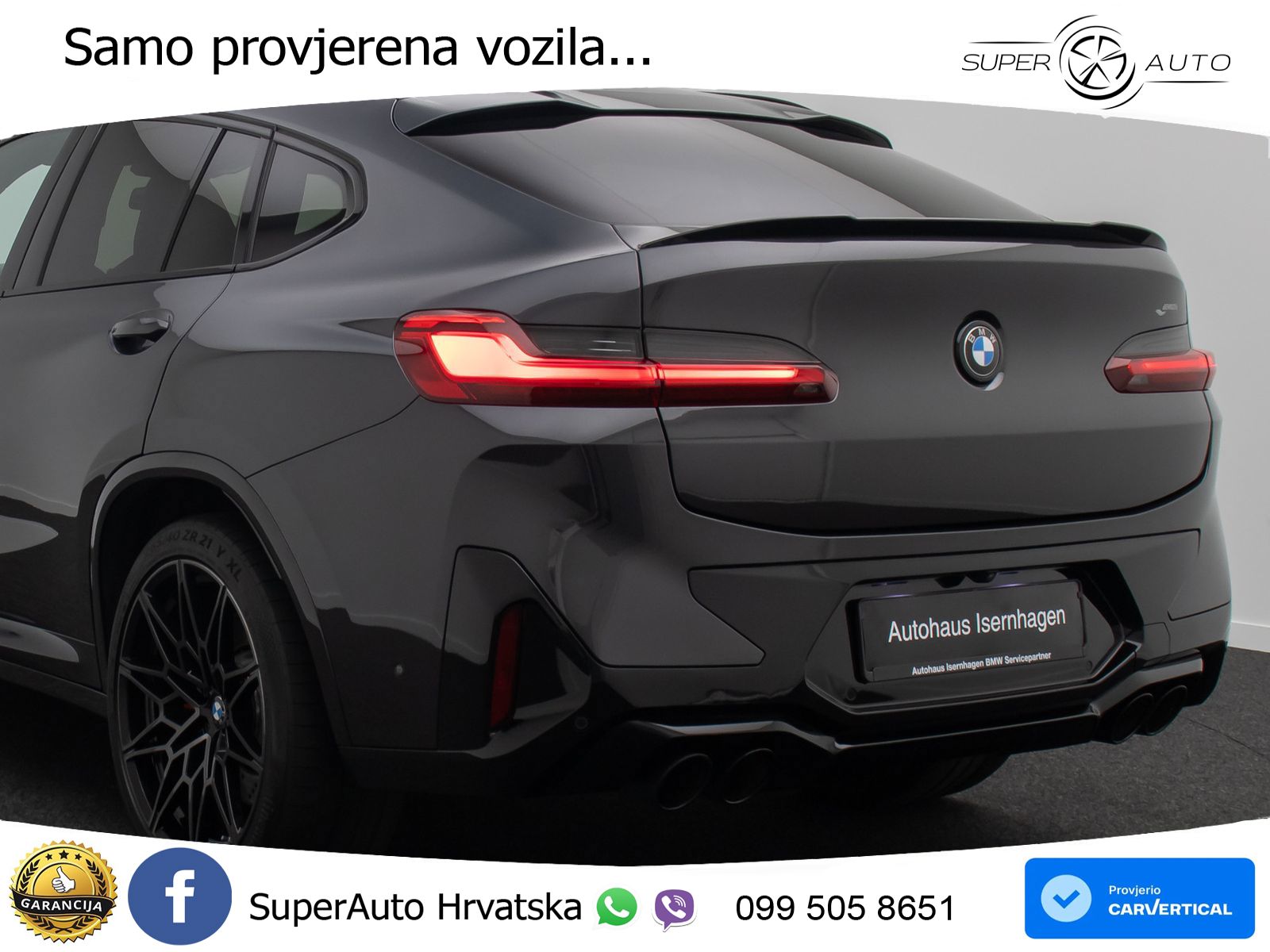BMW X4 M Competition 3.0 (510 KS) xDrive Steptronic LED+GR SJED+ACC