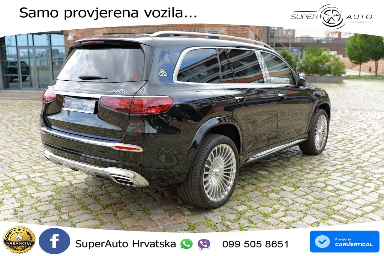 Mercedes Maybach GLS 600 V8 (557 KS) EQ Boost 4MATIC 9G-TRONIC ACC+HEAD+4xGR SJED+360+PANO