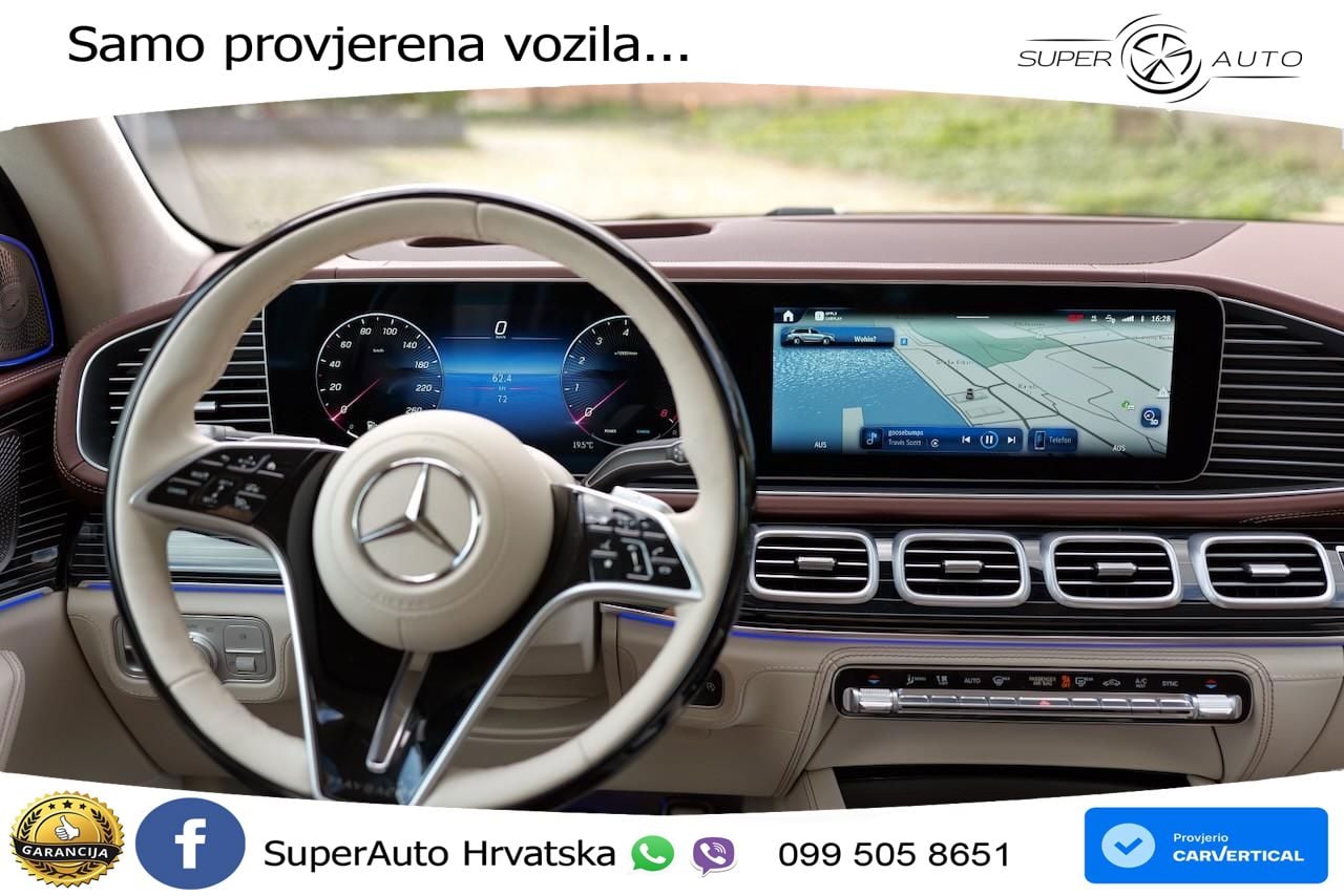 Mercedes Maybach GLS 600 V8 (557 KS) EQ Boost 4MATIC 9G-TRONIC ACC+HEAD+4xGR SJED+360+PANO