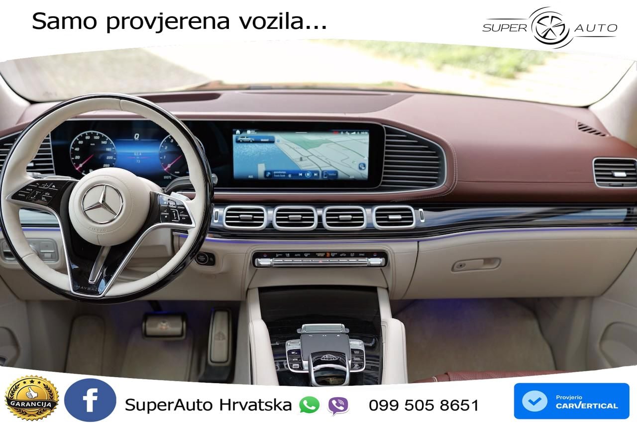 Mercedes Maybach GLS 600 V8 (557 KS) EQ Boost 4MATIC 9G-TRONIC ACC+HEAD+4xGR SJED+360+PANO