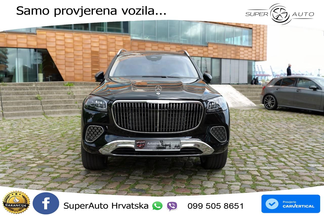 Mercedes Maybach GLS 600 V8 (557 KS) EQ Boost 4MATIC 9G-TRONIC ACC+HEAD+4xGR SJED+360+PANO