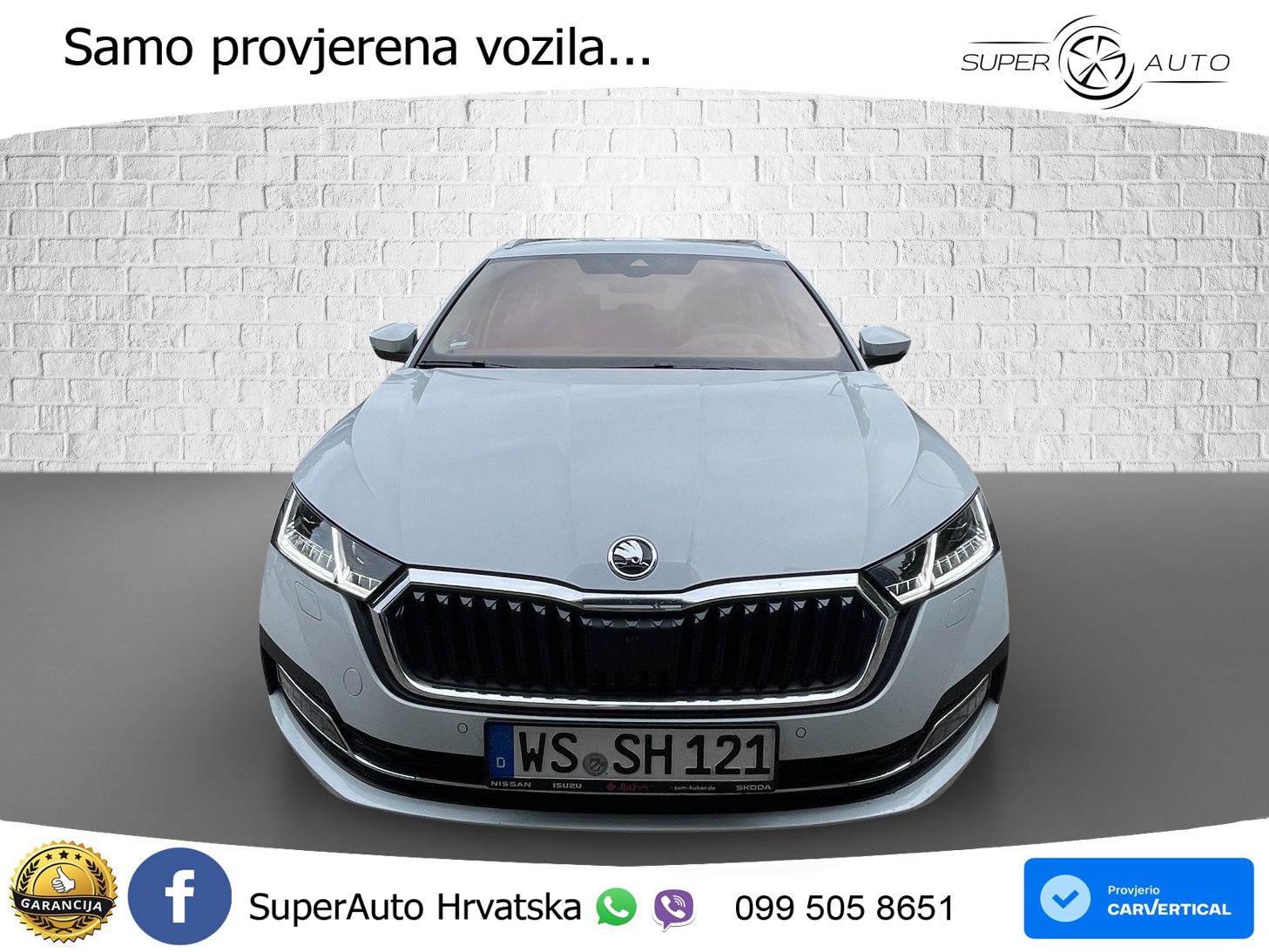 Škoda Octavia Combi 2.0 TDI (150 KS) DSG LED+GR SJED+ACC
