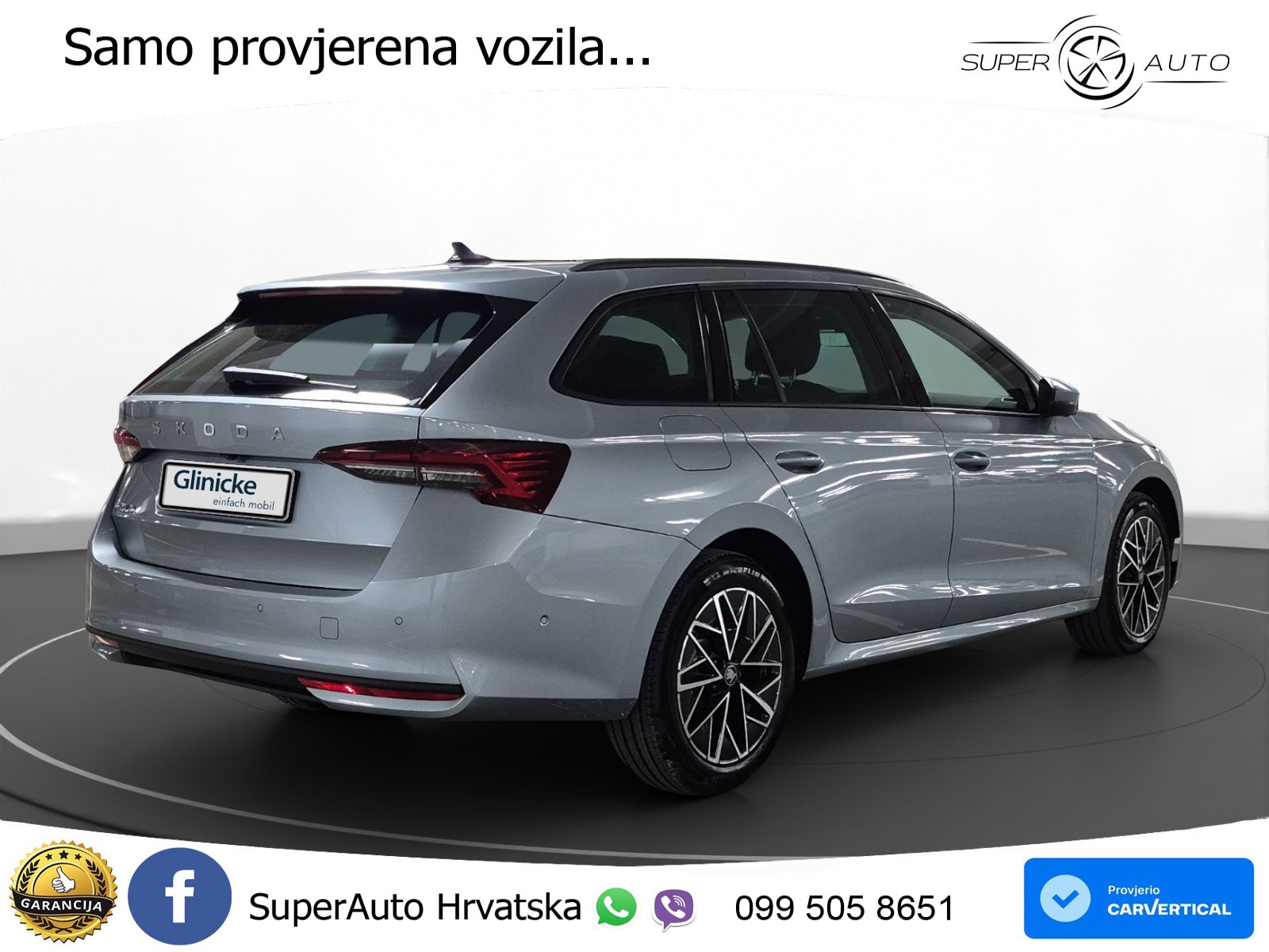 Škoda Octavia Combi 2.0 TDI (150 KS) DSG LED+GR SJED+ACC