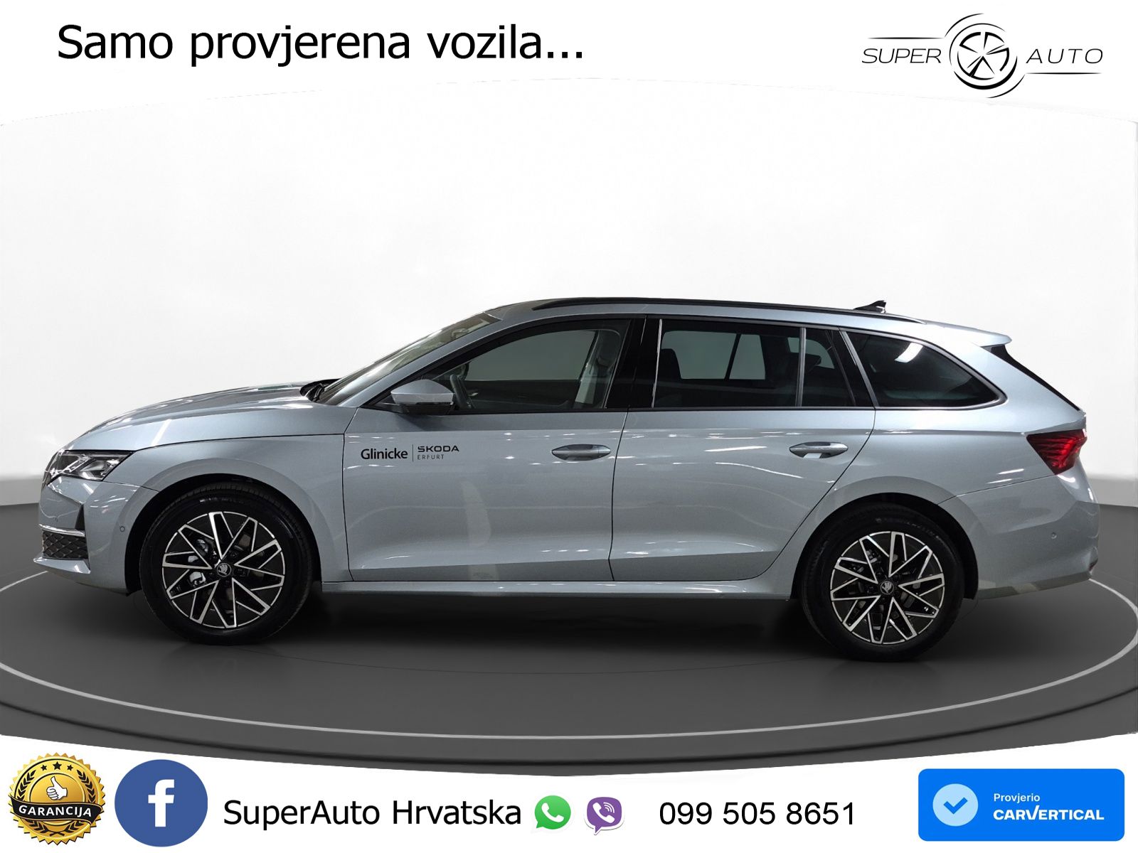 Škoda Octavia Combi 2.0 TDI (150 KS) DSG LED+GR SJED+ACC