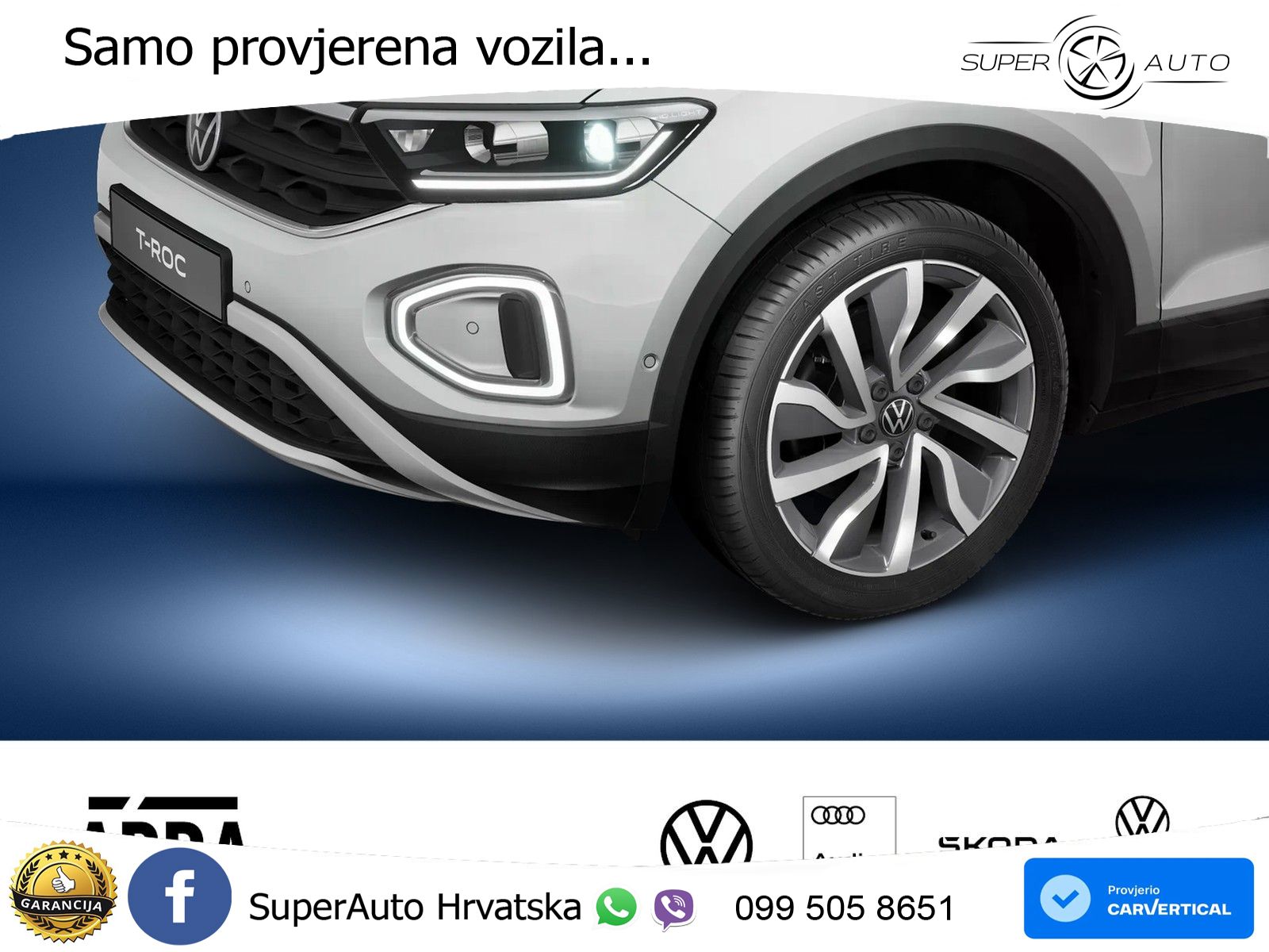 Volkswagen T-Roc I 2.0 TDI (150 KS) DSG LED+GR SJED+ACC