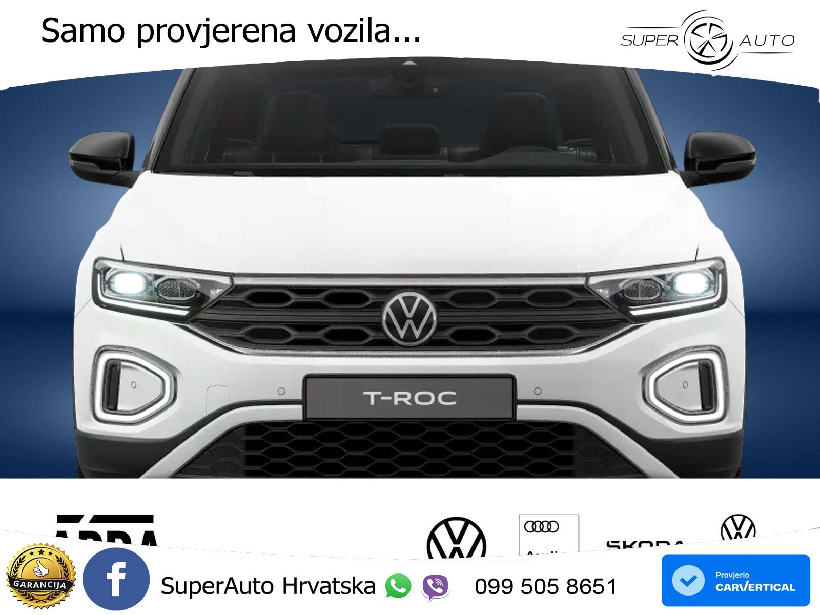 Volkswagen T-Roc I 2.0 TDI (150 KS) DSG LED+GR SJED+ACC