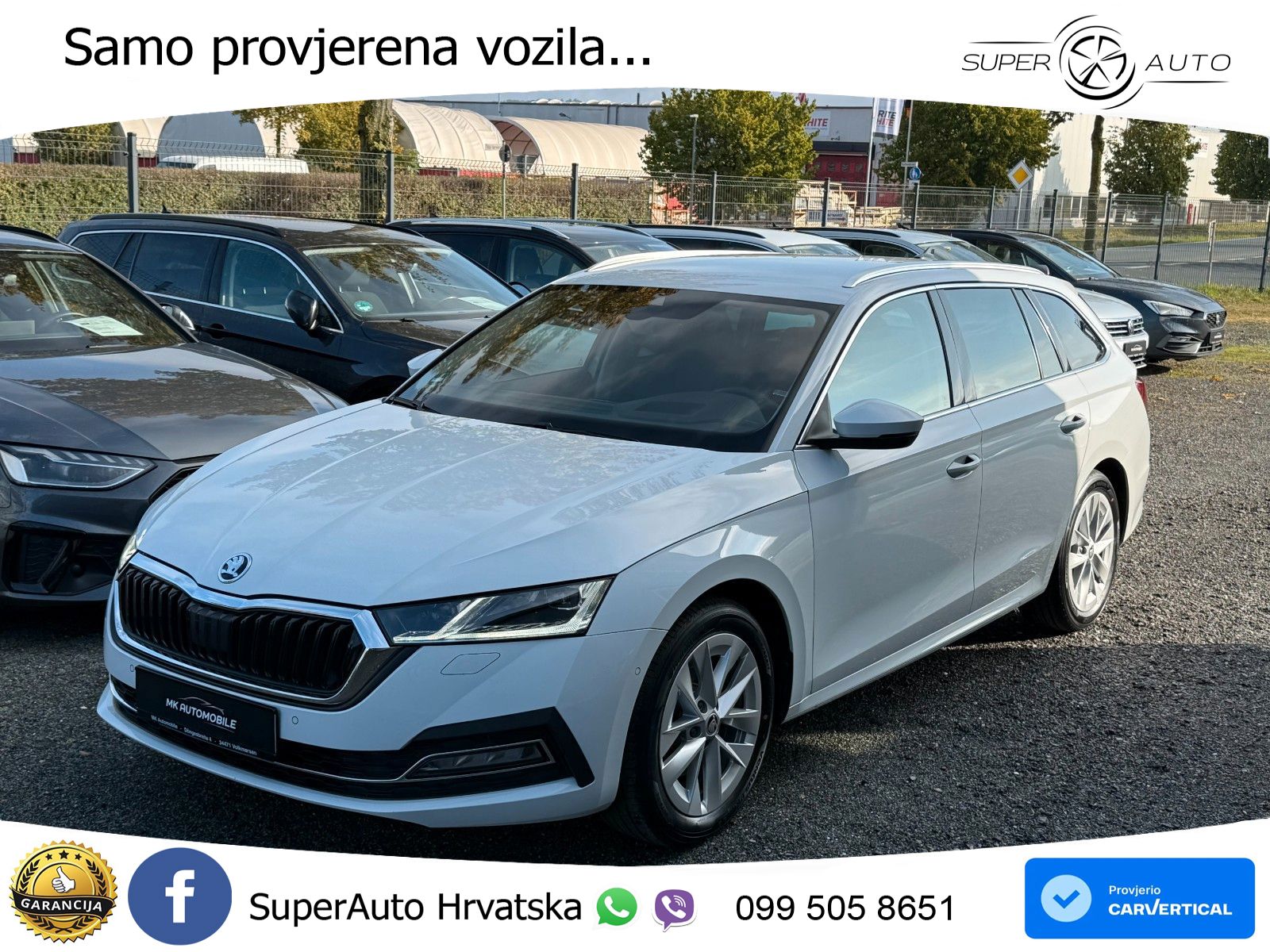 Škoda Octavia Combi 2.0 TDI (150 KS) DSG LED+GR SJED+ACC