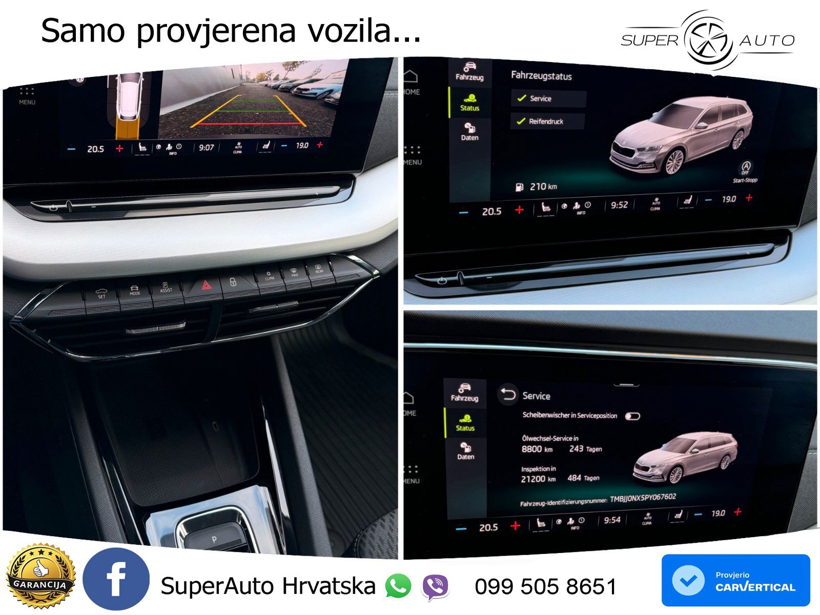 Škoda Octavia Combi 2.0 TDI (150 KS) DSG LED+GR SJED+ACC
