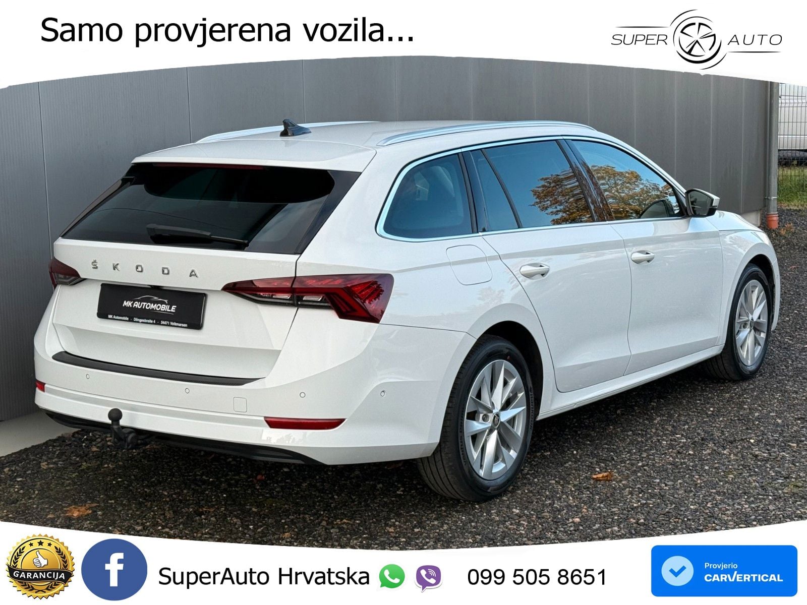 Škoda Octavia Combi 2.0 TDI (150 KS) DSG LED+GR SJED+ACC