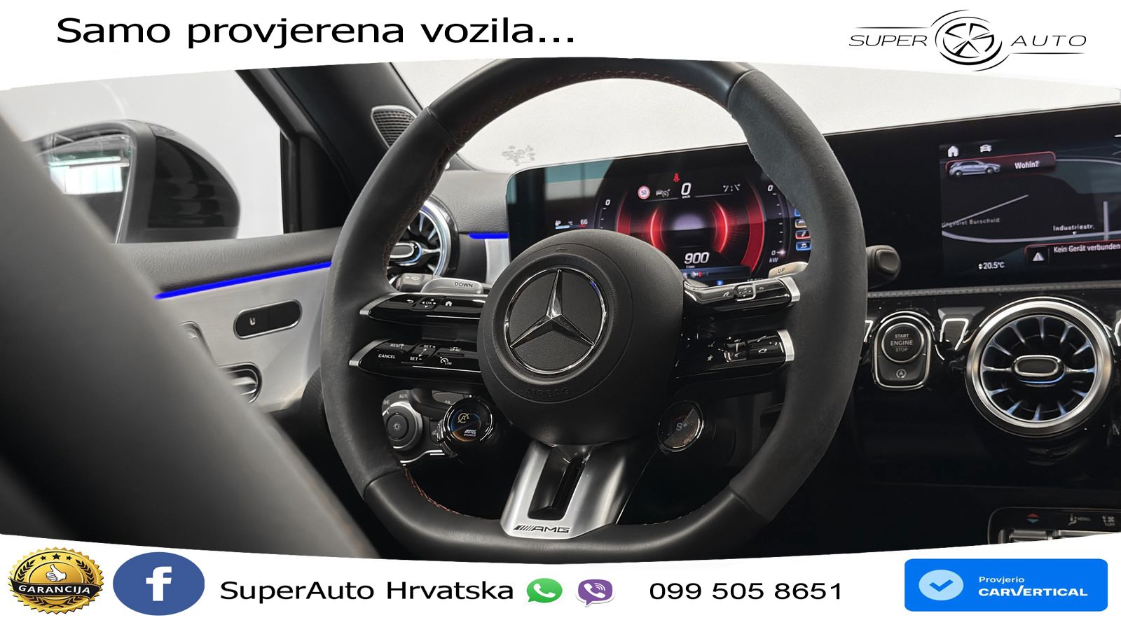 Mercedes-Benz AMG A 35 4MATIC AMG SPEEDSHIFT DCT ACC+GR SJED+360+PANO