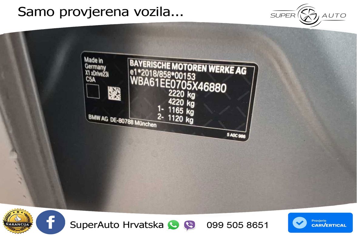 BMW X1 23i (218 KS) xDrive Steptronic M Sport LED+GR SJED+ACC