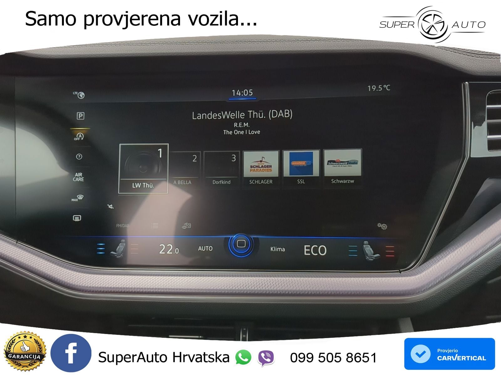Volkswagen Touareg 3.0 V6 TDI (286 KS) 4MOTION Tiptronic R-Line ZRAČNI+ACC+GR SJED+KAM+PANO