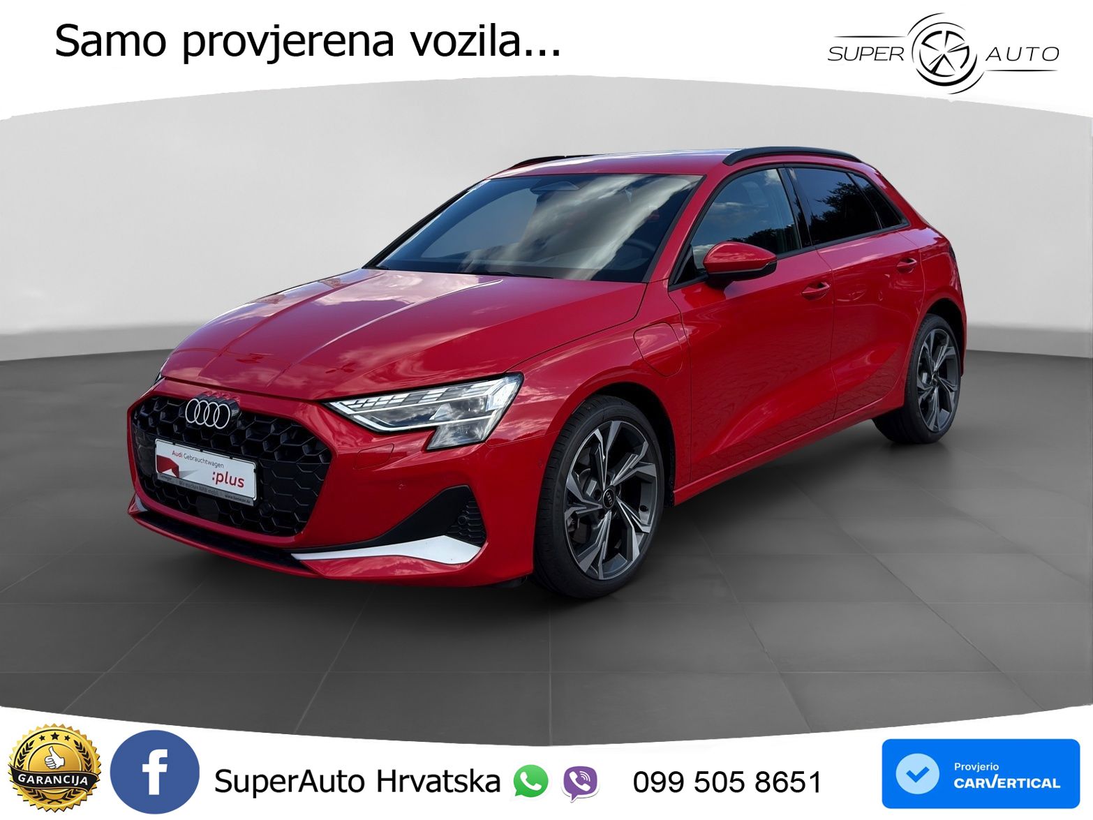 Audi A3 Sportback 40 TFSI e (204 KS) Plug-in Hybrid S tronic S line LED+GR SJED+ACC
