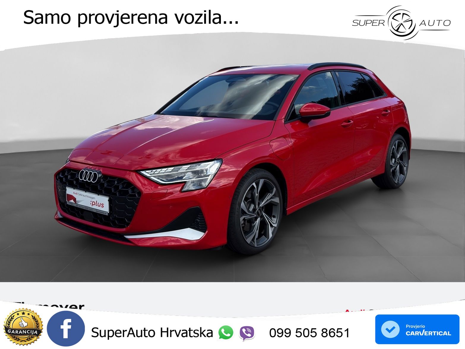 Audi A3 Sportback 40 TFSI e (204 KS) Plug-in Hybrid S tronic S line LED+GR SJED+ACC