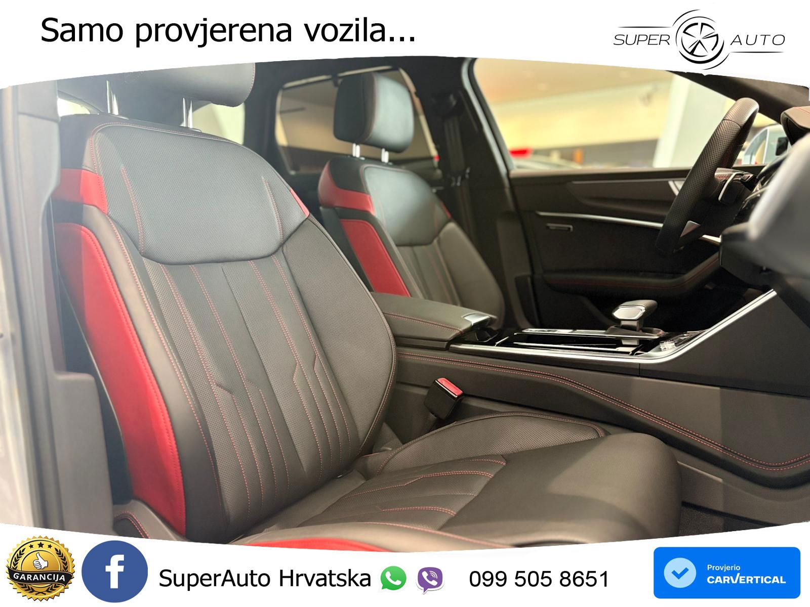 Audi RS6 Avant 4.0 TFSI V8 performance (630 KS)  quattro tiptronic ZRAČNI+ACC+GR SJED+KAM+PANO