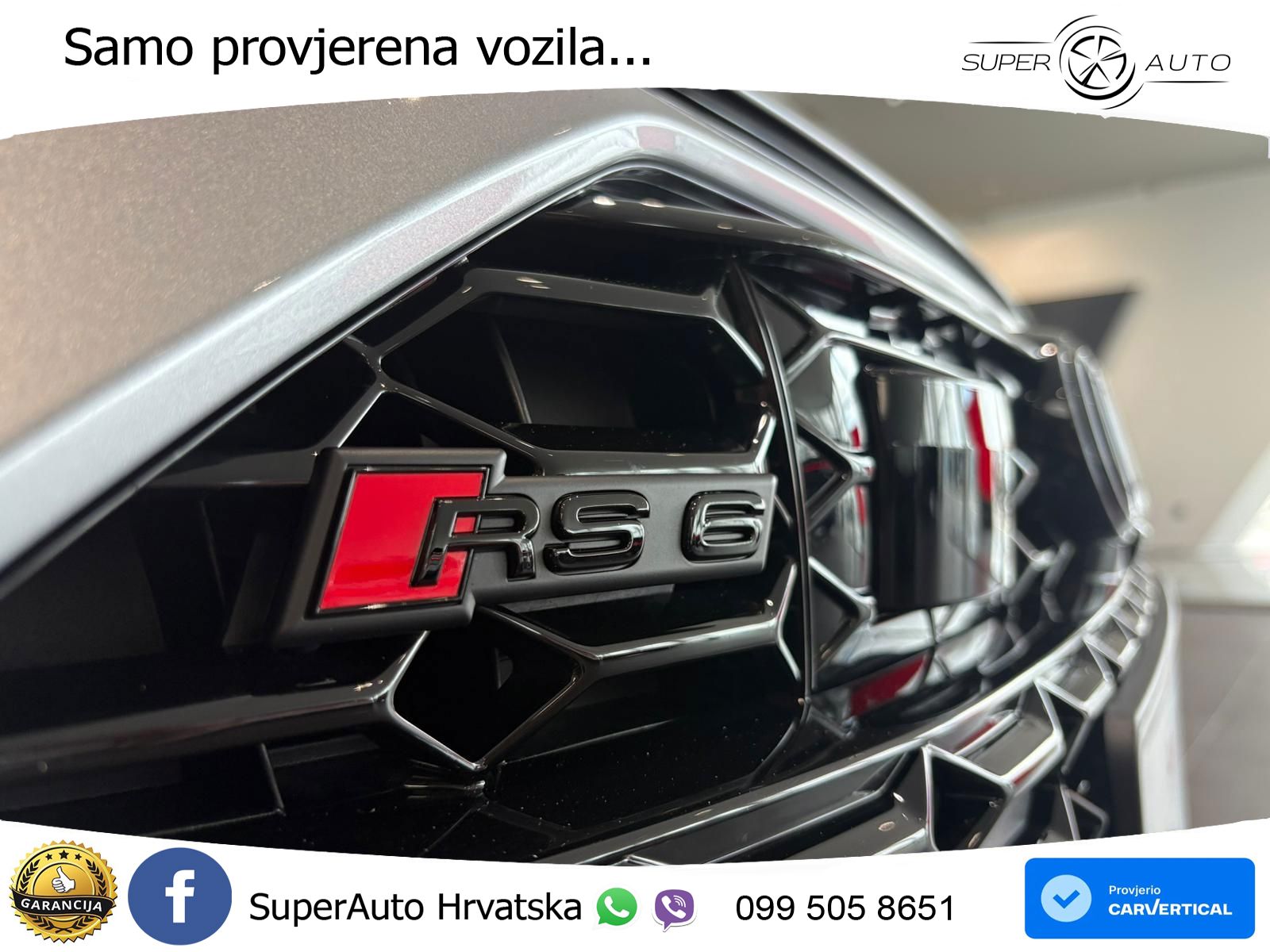 Audi RS6 Avant 4.0 TFSI V8 performance (630 KS)  quattro tiptronic ZRAČNI+ACC+GR SJED+KAM+PANO