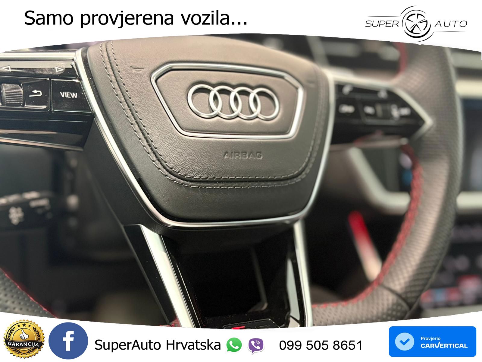 Audi RS6 Avant 4.0 TFSI V8 performance (630 KS)  quattro tiptronic ZRAČNI+ACC+GR SJED+KAM+PANO
