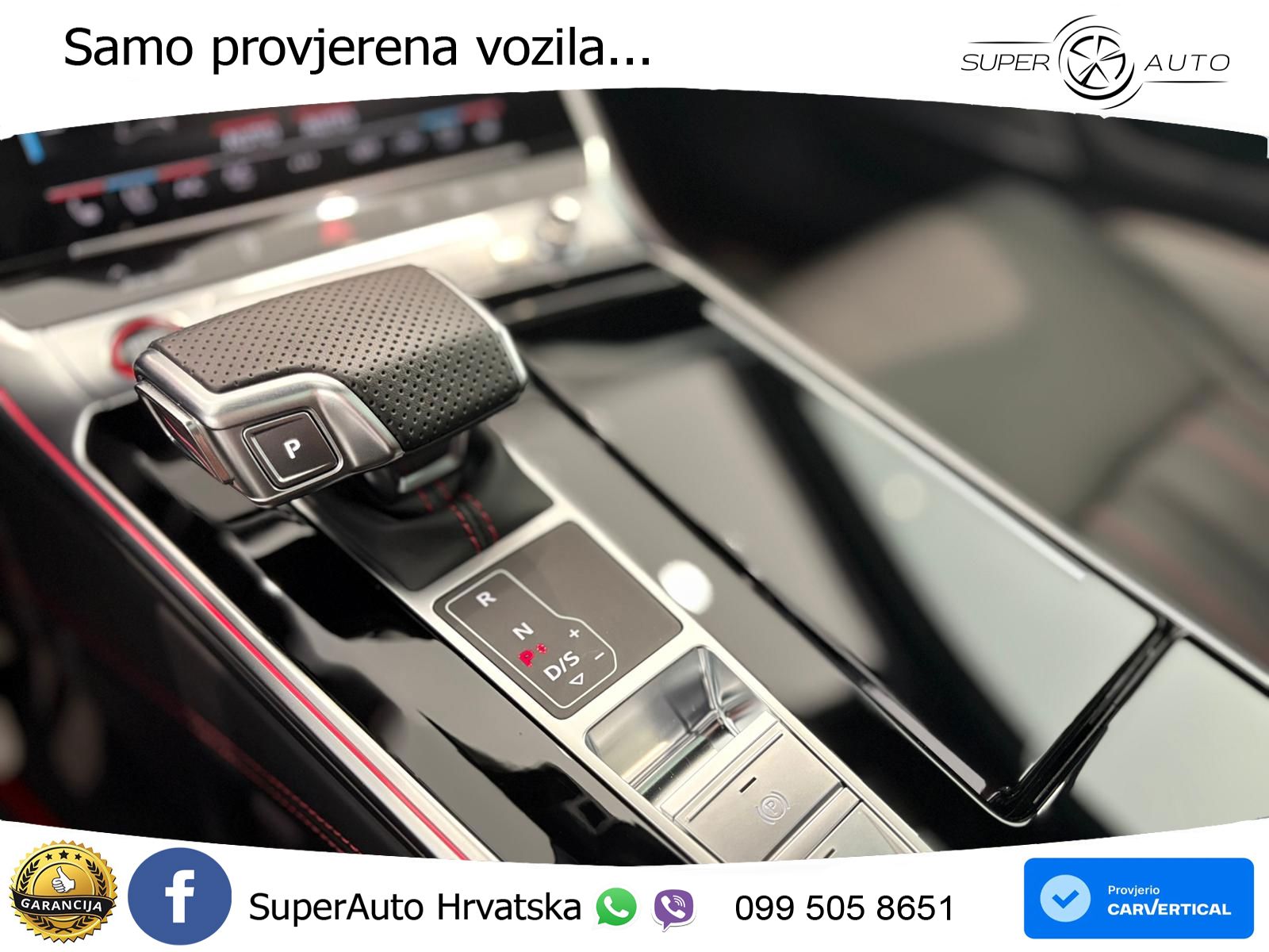 Audi RS6 Avant 4.0 TFSI V8 performance (630 KS)  quattro tiptronic ZRAČNI+ACC+GR SJED+KAM+PANO